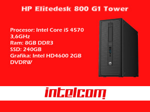 HP Elitedesk 800 G1 Tower Core i5 4th gen. SSD