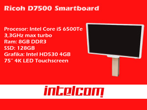 Ricoh D7500 SmartBoard Touchscreen Core i5 6th gen.