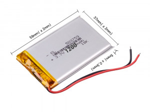 Baterija Li-ion 3.7V 1200mAh za Mp3 MP4 GPS PSP DVD