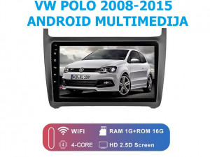 VW Polo Android 9" Radio Multimedija 2008-2015