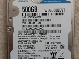 HDD za Laptop 500GB 2.5"