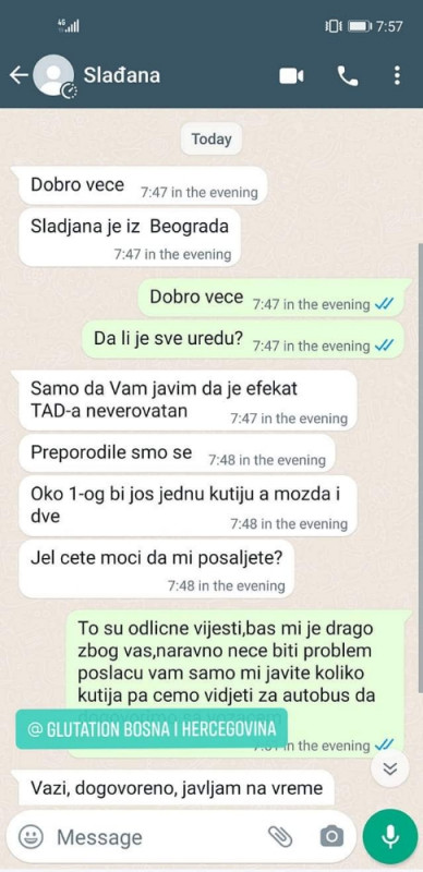 GLUTATION AMPULE, TAD 600, TATIONIL 600, NAJMOĆNIJI ANTIOKSIDANT