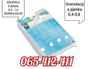 stakleni kvarcni pijesak za pumpu pjesak bazene 0.4-0.8