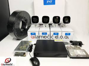 VIDEO NADZOR SET TVT KAMERA FULL HD 2MP