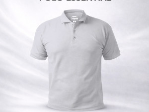 POLO MAJICA KRATKI RUKAV SIVA
