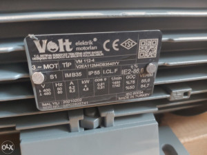 ELEKTRO MOTOR 4kW 1450obrt. NOVO