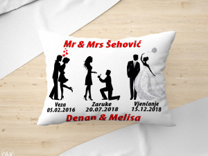 Foto Jastuk Narudžba - Text Slika