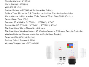 Bežični gsm + wifi alarm alarmni sistem
