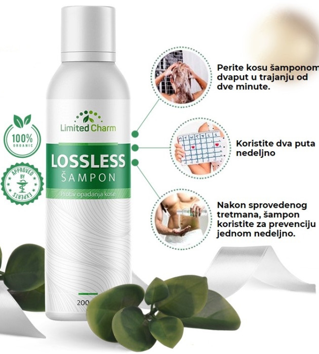 LOSSLESS ŠAMPON PROTIV ĆELAVOSTI OPADANJA KOSE DLAKE