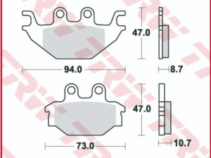 Disk plocice atv kymco arctic cat kawasaki yamaha adly