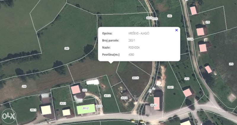 Zemljište u naselju Alagići, Kreševo 2