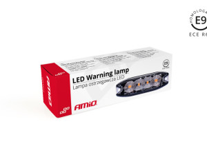 LED blinkeri zuti 4 diode 4x3W 12/24V IP68 AMIO 0027644