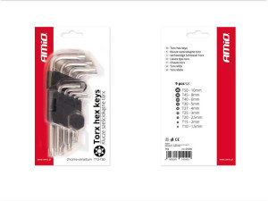 Set izvijaca TORX 125mm 9 komada AMIO (021056)