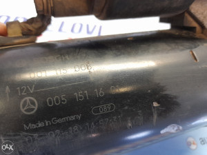 Alnaser anlaser A klasa 168 1.7CDI 0051511601 MIGE 520
