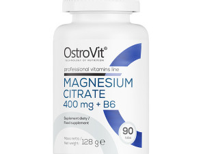 Magnesium Citrate 400 mg   B6 15 mg 90 tab