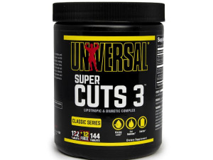 SUPER CUTS 3 Sagorjevač masti 144 tab Fat burner