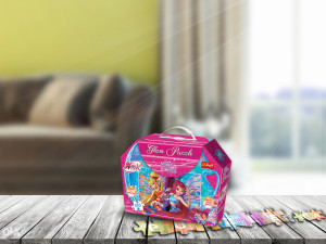 Puzzle - Glamour sa šljokicama u torbici | 100 komada
