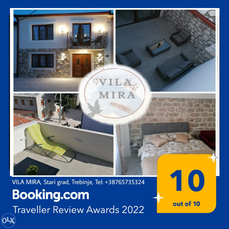 STROGI CENTAR STAN NA DAN  APARTMANI VILA MIRA TREBINJE
