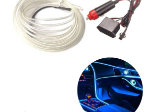 GIGA.BA AMBIJENTALNA SVIJETLECA TRAKA ZA AUTO NEON 2M 12V