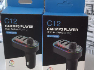 Transmiter za auto bluetooth FM C12 punjac