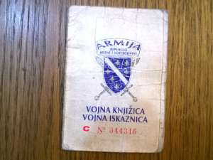 Ratna Vojna knjizica ARBiH
