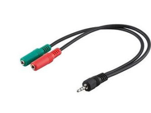 Kabal Audio AUX 3.5mm - 2x 3.5mm WHITE SHARK(12984)