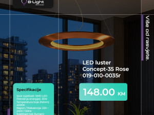 LED luster Concept-35 Rose 019-010-0035r