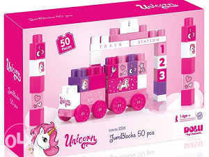 Velike kocke slagalice Unicorn Dolu, igracka