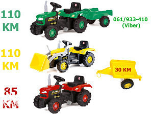 Traktori, traktor DOLU igračke,bicikla