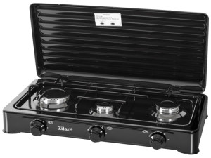 Plinski rešo sa 3 plamenika, 2300W, crni