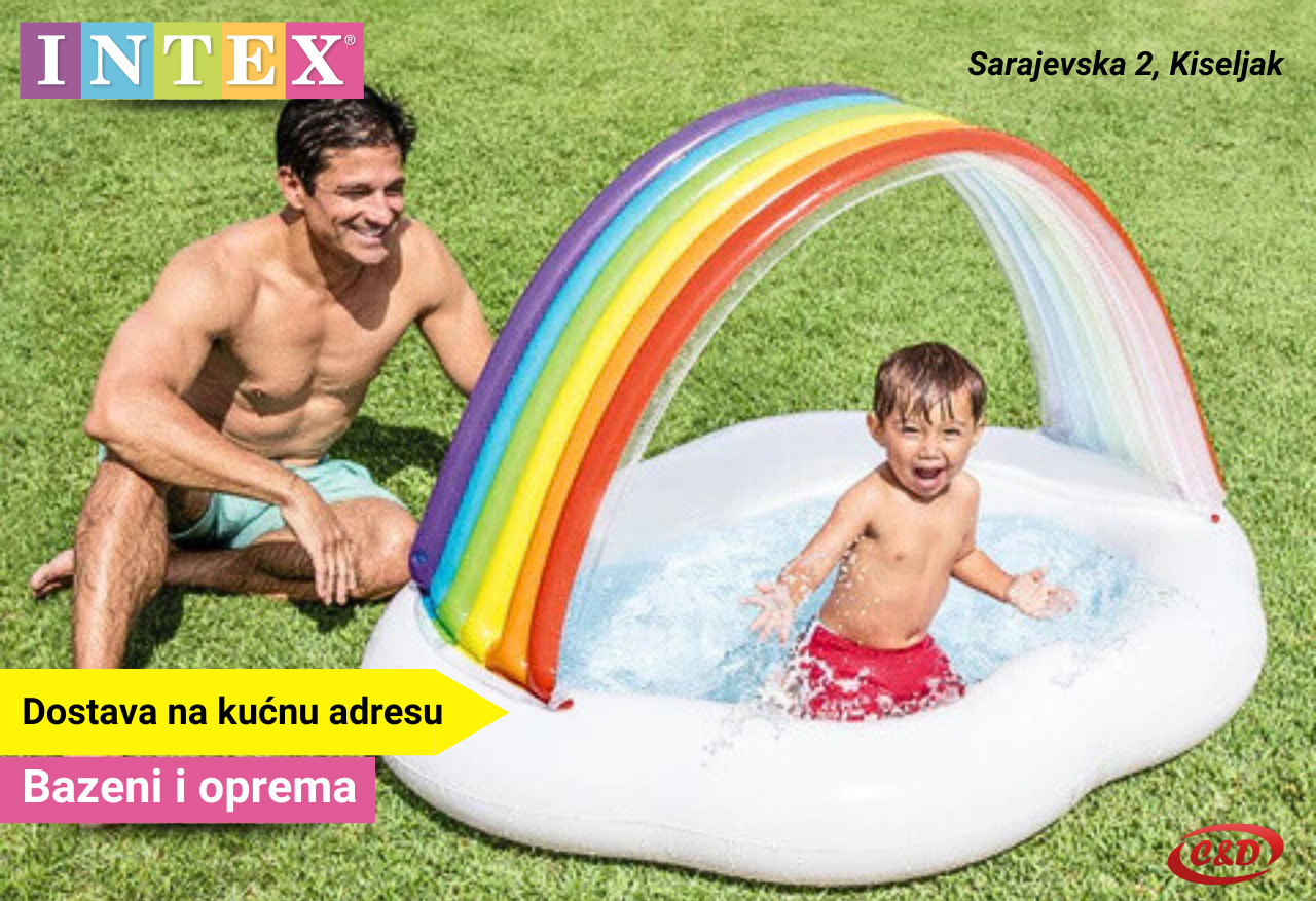 INTEX Bazen; 142 x 119 x 84 cm