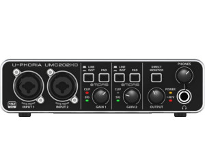 Behringer UMC202HD U-Phoria 2x2  USB Audio Interface
