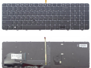 Tastatura za HP755 G3 850 G3 850 G4 BACKLIT US