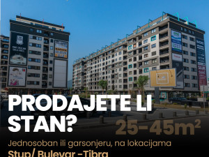 Garsonjera Stup Bulevar- Tibra POTRAŽNJ