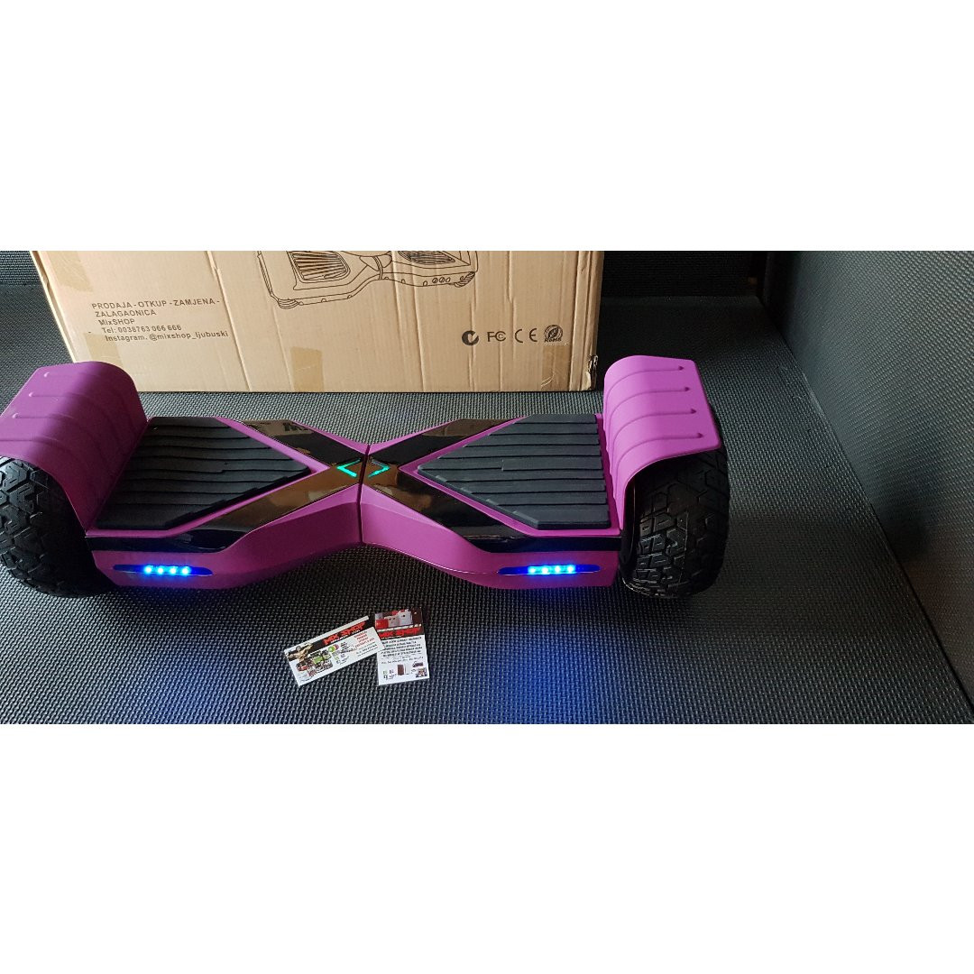 LED Haverboard OFF ROAD 10 inci X Hoverbord Skuter