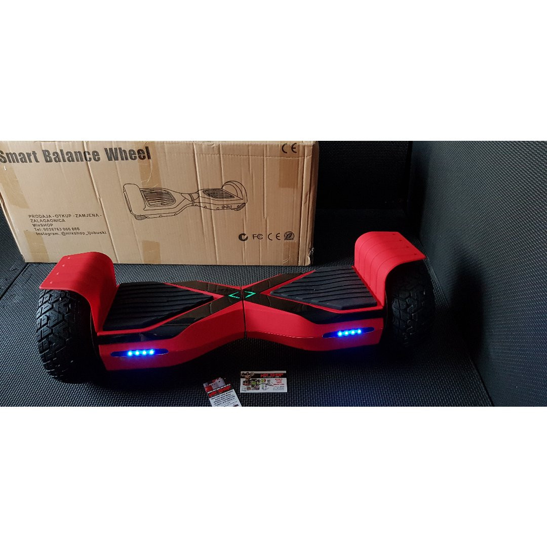 LED Haverboard OFF ROAD 10 inci X Hoverbord Skuter