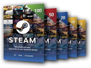 Steam Wallet 10/20 EUR Euro Gift Card Digital Dopuna