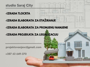 ETAŽIRANJE-IZRADA ELABORATA- TLOCRTA