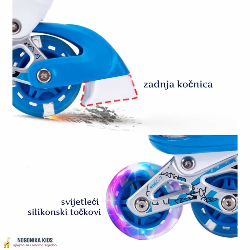 Roleri za djecu za djecake djeciji 30-38 SVIJETLE - Roleri - OLX.ba