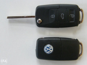 OKLOP Ključa Ključ VW Golf Passat Polo Touran *3 Tipke