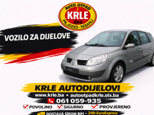 SCENIC SKENIK 1.6 16V 83KW DIJELOVI KRLE AUTOOTPAD AUTO OTPAD