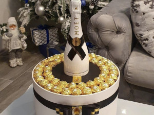 POKLON BOX -Bijeli Royal MOET ICE box Pokloni rodjendan