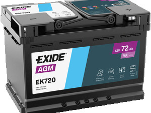 Akumulator Exide AGM 70 AH 70AH 72AH 72 AH 760 A za start stop