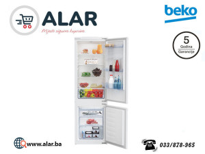 Beko ugradbeni frižider kombinovani BCSA 285 K4SN