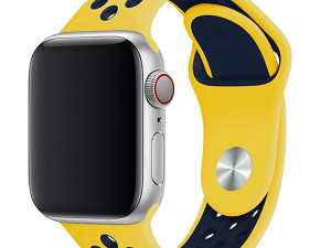Narukvica Apple Watch 40mm 41mm 42mm (S10) Yellow black