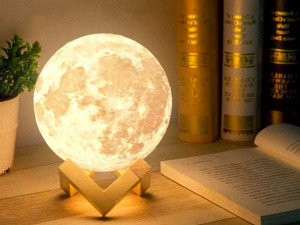 Lampa 3D Mjesec sa Daljinskim Upravljačem