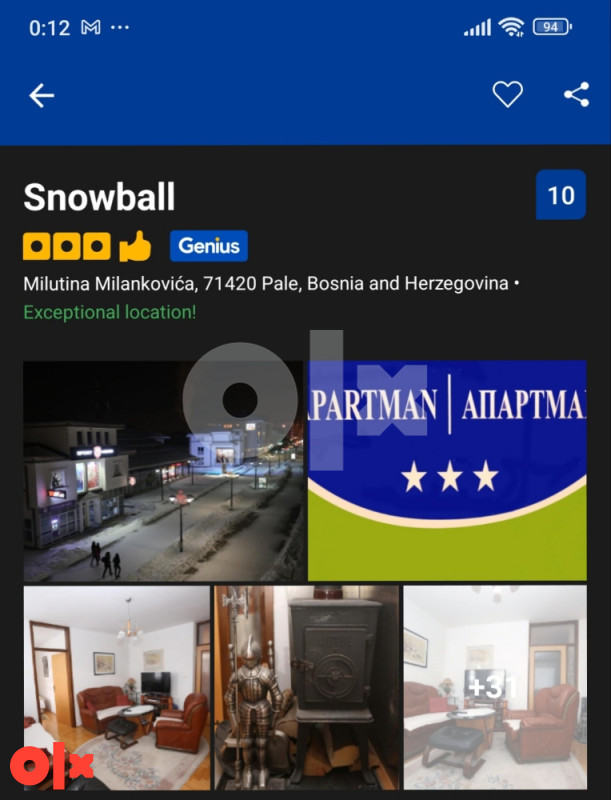 Stan na dan "GRUDVI" -centar Pala 24