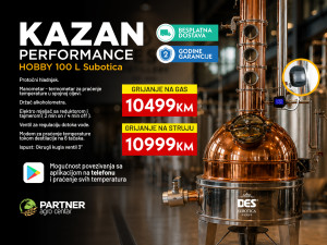 DES kazan za rakiju PERFORMANCE HOBBY 100 L GAS