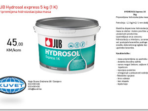 JUB Hydrosol express 5 kg,  hidroizolacijska masa