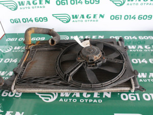 Hladnjak vode ventilator 16v Renault Megane (fotografija 3)
